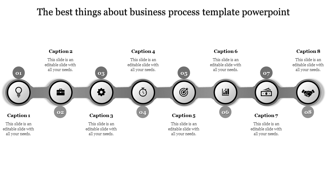 Stunning Business Process PowerPoint Slide Templates